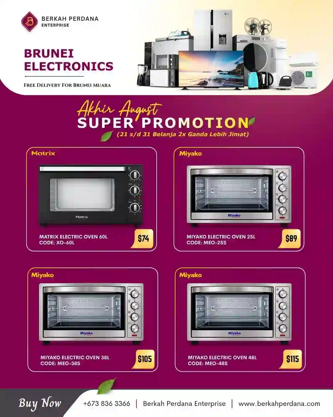 Berkah Perdana Enterprise home appliance product 1