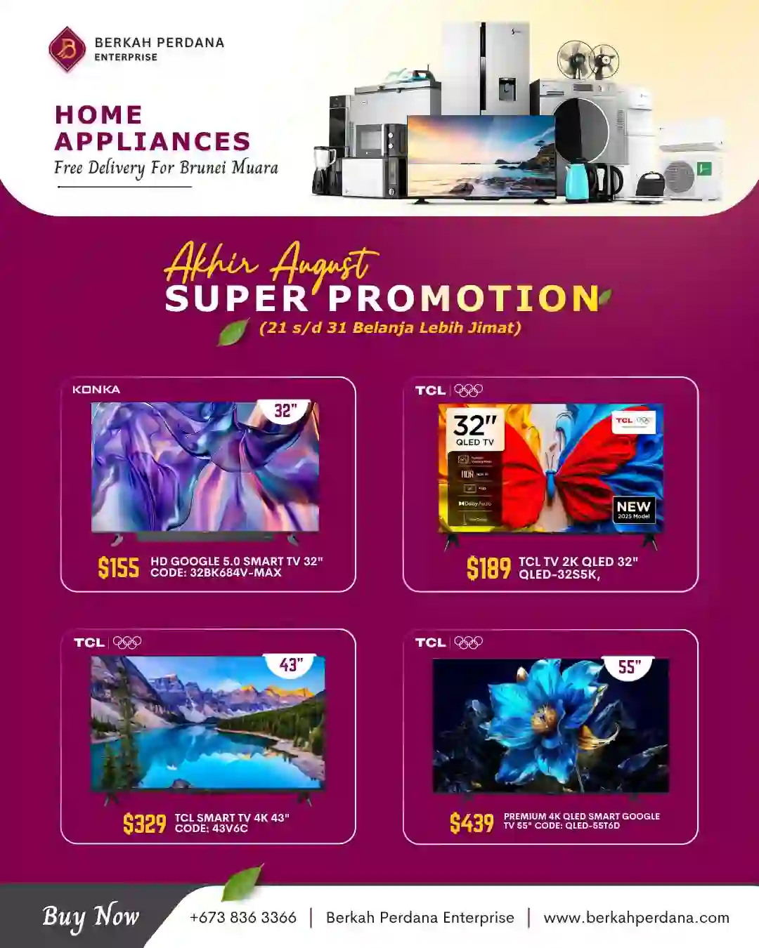 Berkah Perdana Enterprise home appliance product 24